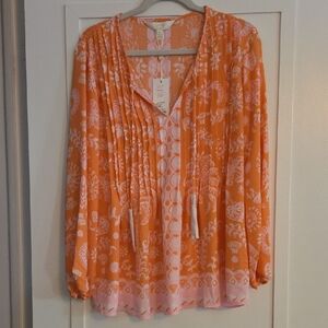 Lilly Pulitzer Marilina Top In PAPAYA PALM